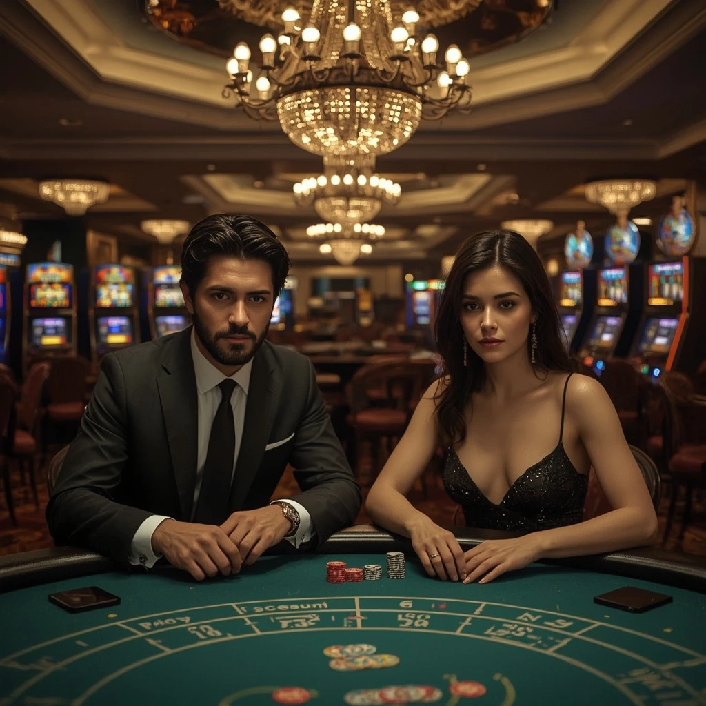 Deux joueurs de poker au Celsius Casino